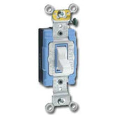 Leviton 1103-2 Side Wired 3-Way Toggle 120/277V AC Quiet Switch